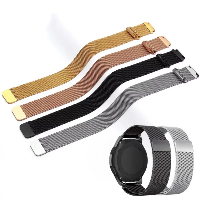 

22 20mm 18mm For Samsung Gear sport S2 S3 Frontier Classic Band huami amazfit bip Strap huawei GT galaxy watch active 42 46mm