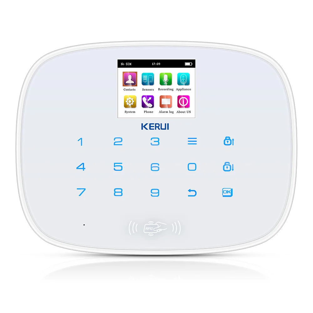 KERUI G19 GSM RFID карта сенсорный экран Android IOS приложение дистанционное управление