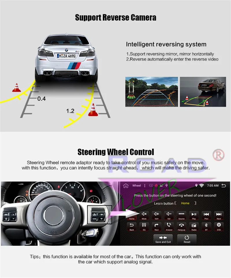 Discount Roadlover Android 8.1Car Multimedia Player Autoradio For VW Sportsvan 2016 Stereo GPS Navigation Magnitol Double Din MP3 NO DVD 21