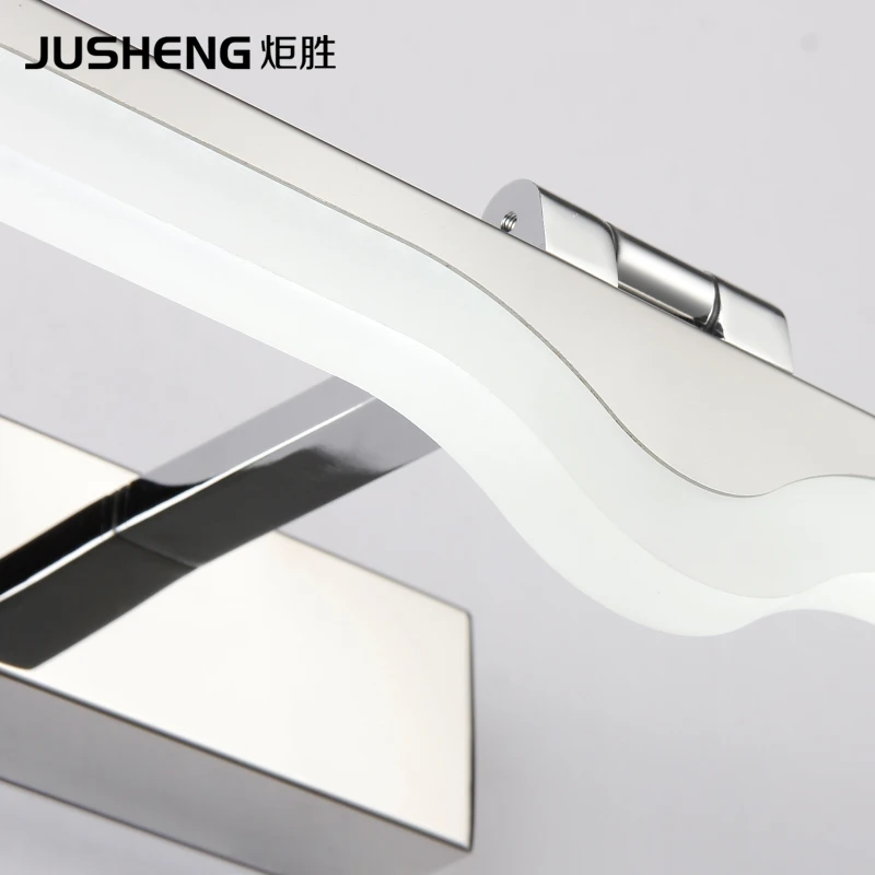 Современная светодиодная настенная хромированная лампа JUSHENG светильник для