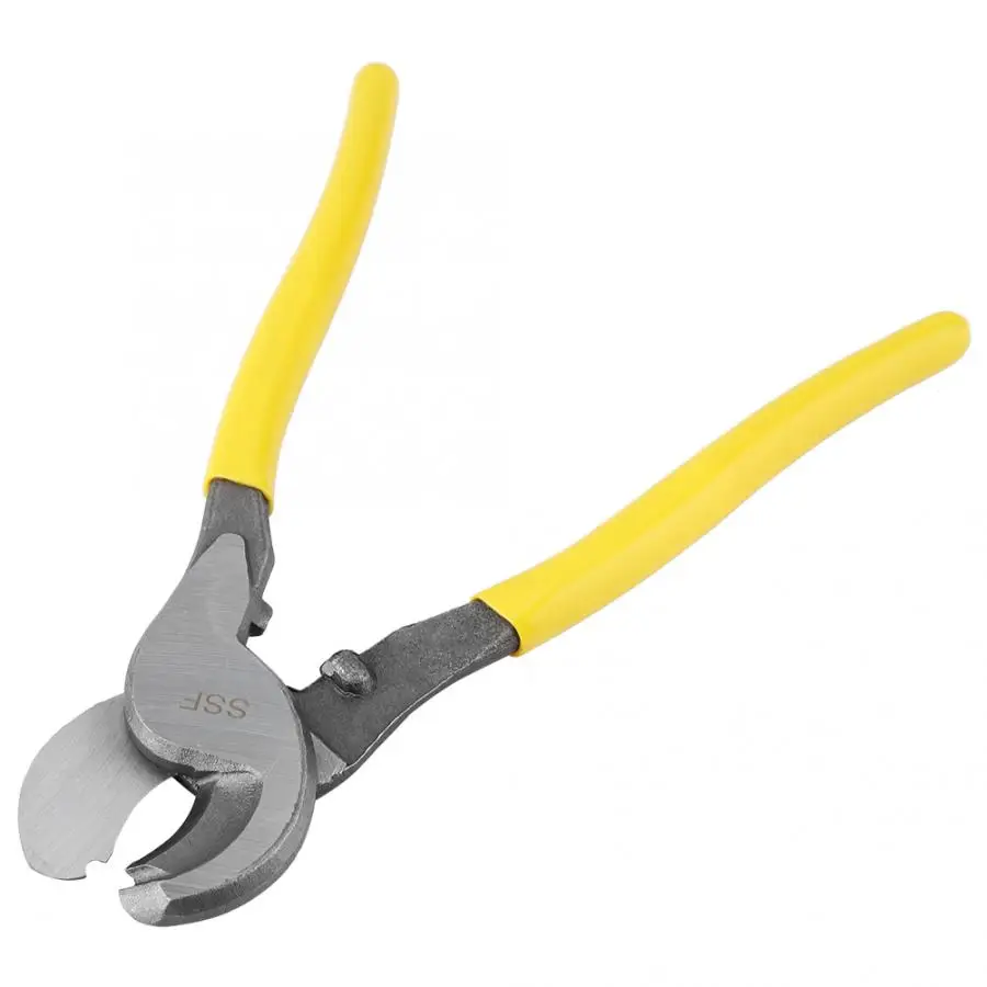 

45# Steel 10 inch Pliers Cable Cutter Plastic Cover Handle Bolt Cutter Cut Line multitool knife Steel Wire Shears DIY Hand Tools