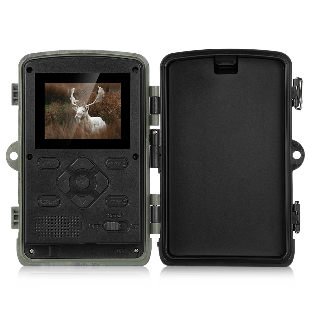 Suntekcam hc-801a охотничья камера 16MP 1080P IP65 с ночным видением, Охотничья тропа, водонепроницаемая камера для съемки дикой природы