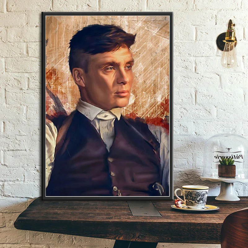 Peaky Blinders Cillian Murphy ТВ-шоу плакат настенный художественный Рисунок плакаты и принты холст живопись для комнаты домашний декор