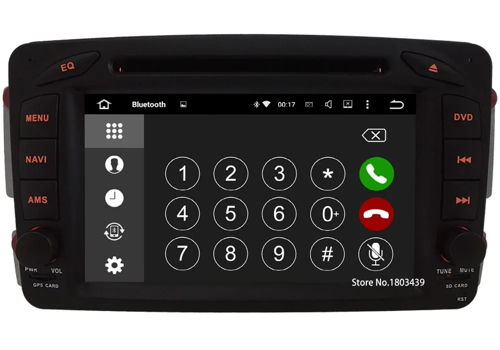 Sale 7" Android 7.1 Car DVD Multimedia player radio Stereo for Benz W203 S203 C180 C200 C220 C230 C240 C270 C280 C300 C320 C350 C32 36
