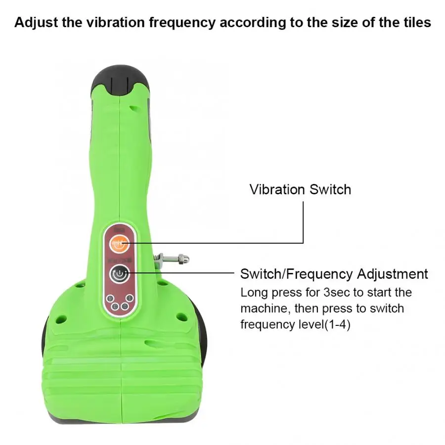 Машина для укладки плитки, портативный вибратор для плитки, инструмент для выравнивания плитки, американский штекер, 100-240 В, инструмент для выравнивания вибраций плитки