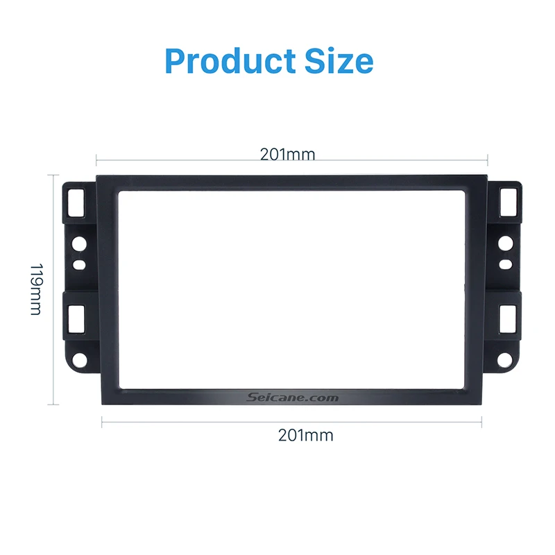 Seicane двойной Din 2Din автомобильный Радио Рамка для 2006 Chevrolet Lova Captiva Gentra Aveo Epica установка приборной панели комплект DVD панель