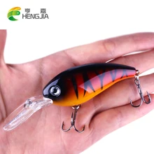 HENGJIA 1PC big Crankbait fishing Wobblers Tackle 14g 10cm pesca Swim Crank Bait Bass Fishing Lure