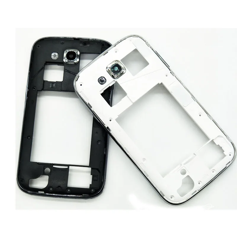

For Samsung Galaxy Grand Duos GT-i9082 i9082 Middle Bezel Frame Back Housing With Power Volume Button Key+Rear Camera Glass/Lens