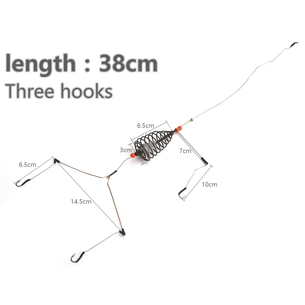 FISH KING Fishing Hook 1pc Artificial Lure Bait Cage Set Fishing Feeder Baitholder Anzol Peche Catfish Jigs Fishing Tackle GBH FISH KING Fishing Hook 1pc Artificial Lure Bait Cage Set Fishing Feeder Baitholder Anzol Peche Catfish Jigs Fishing Tackle GBH
