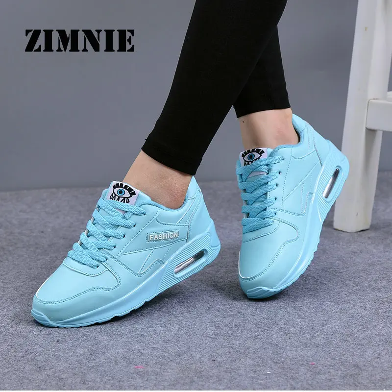 ZIMNIE النساء احذية الجري Krasovki إمرأة رياضية 2019 رياضية النساء Zapatillas Deportivas موهير احذية الجري الوردي حجم 7.5