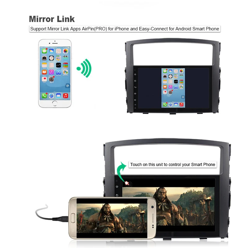 Flash Deal 9 inch big screen 8 core Android 9.0 Car DVD GPS for MITSUBISHI PAJERO 2006 2007 2008-2014 2015 car radio stereo 4G RAM 11