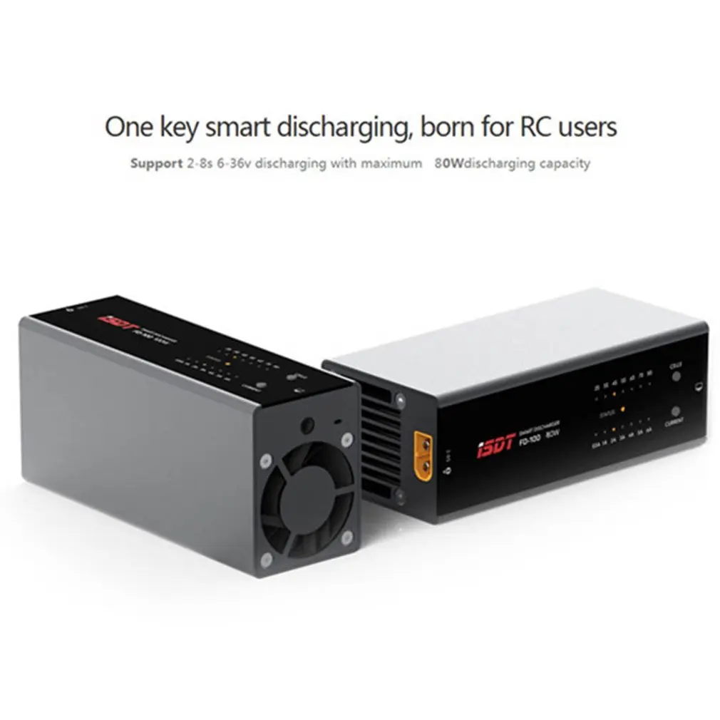 ISDT FD-100 80 Вт 6A умное управление Dis зарядное устройство для 2 S-8 S Lipo батарея для RC моделей пользовательская зарядка XT60 порт зарядное устройство части к игрушкам на ру
