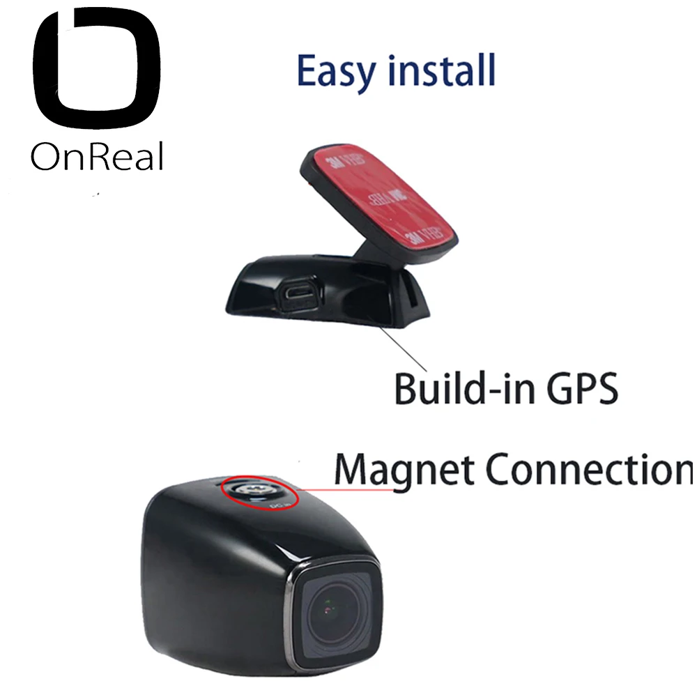  mini car DVR OnReal A3GPS car DVR dash camera Vehicle Camera Magnet bracket FHD1080P with GPS recor