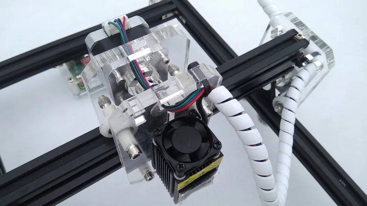 DIY лазерный гравер машина мини ЧПУ 2419 с лазерными головками 500 МВт/2,5 Вт/5,5 Вт/15 Вт с подъемной платформой
