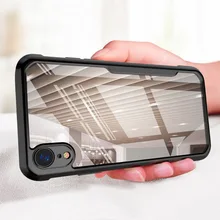 Прозрачный чехол для iPhone 11 Pro X, XR, XS, Max, 5 S, SE, мягкий бампер, тонкий, жесткий, прозрачный, задний, противоударный чехол для iPhone 6, 6 S, 7, 8 Plus