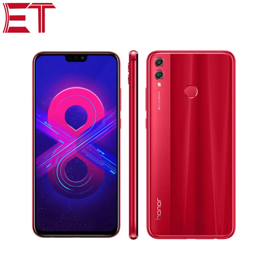Оригинальный мобильный телефон Honor 8X 4G LTE 6 ГБ ОЗУ 128 Гб ПЗУ HiSilicon Kirin 710 восемь ядер