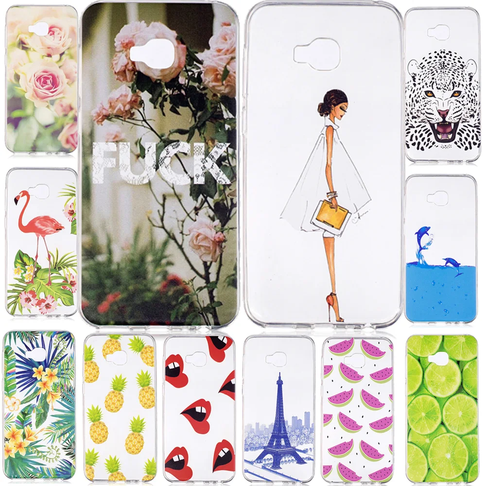 New fashion cute soft silicon case for ASUS Zenfone 4 Selfie pro ZD552KL TPU pattern back cases 5.5&quot cover capa |