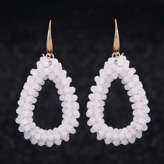 Sehuoran Nuevos Pendientes De Diseño De Cuentas Hechas A De Sehuoran Nuevos Pendientes De Diseño De Cuentas Hechas A De