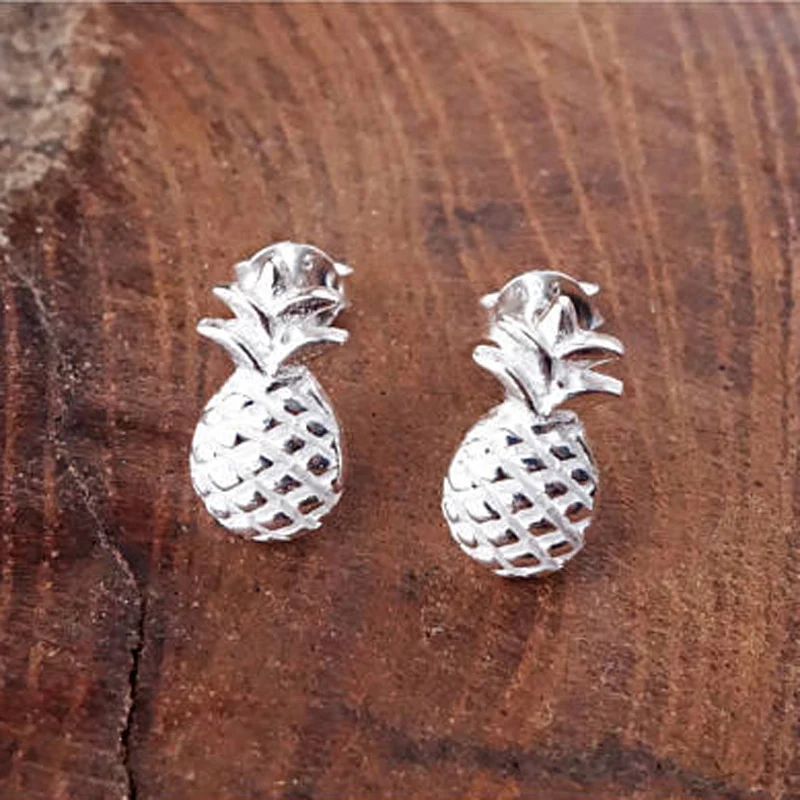 Buy Wholesale 10pairs Mini Pineapple Stud Earrings For