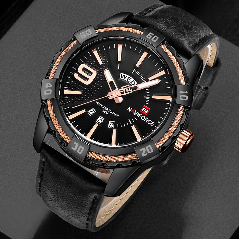 Top Brand NAVIFORCE Luxury Business Men Watch Waterproof Sports Military Quartz Wrist Watch Male Cl