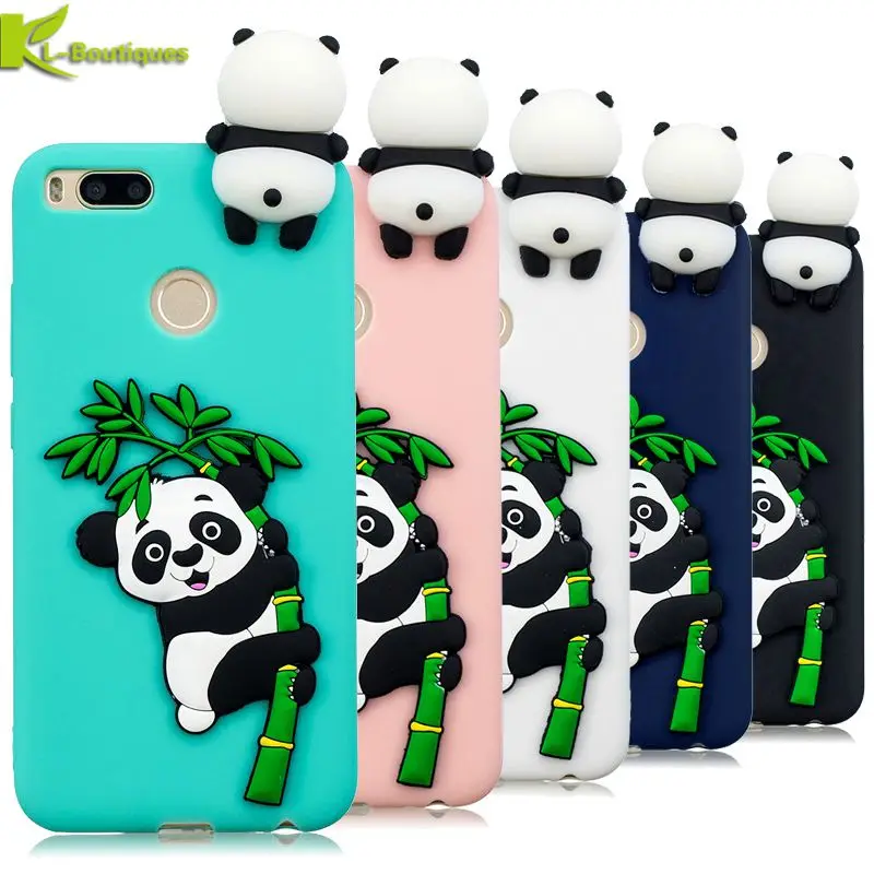 

for xiaomi mi a1 Case on for Xiaomi Mi A1 A 1 Fundas 3D Cartoon Panda Soft Silicon Phone Cases Cover for Xiaomi Mi 5X Mi5X Coque