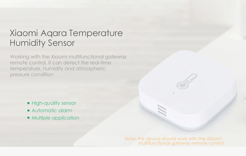Xiao mi Aqara датчик температуры Hu mi dity, атмосферное давление воздуха mi jia, умный дом ZigBee, беспроводное управление, рабочий mi домашний шлюз