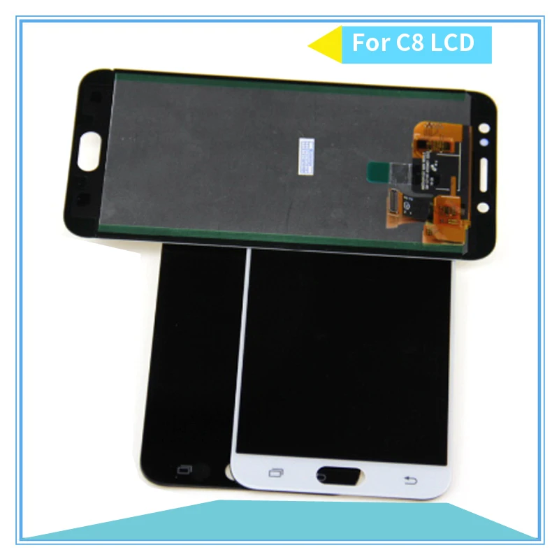 Замена ЖК-дисплей подходит к Samsung Galaxy c8 C7 2017 C710F C7100 Экран с сенсорным экраном