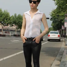 Мужская Супер Сексуальная футболка/тайское трико перспектива без рукавов плотный Узкий крой, на лето