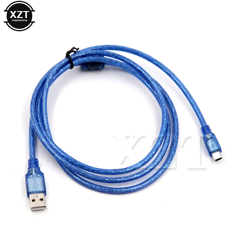 USB Mini Cable 30cm 1m 3m 5m USB 2.0 Type A Male to Mini 5P Male Mini 5P USB Cable Foil+Braided Shielding Data Extension Wire Cord