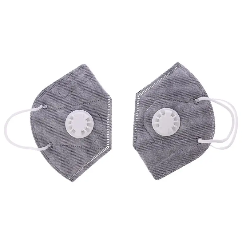 

2Pc Non-woven Disposable Activated Carbon Dust Mask Charcoal Particulate Filter Respirator