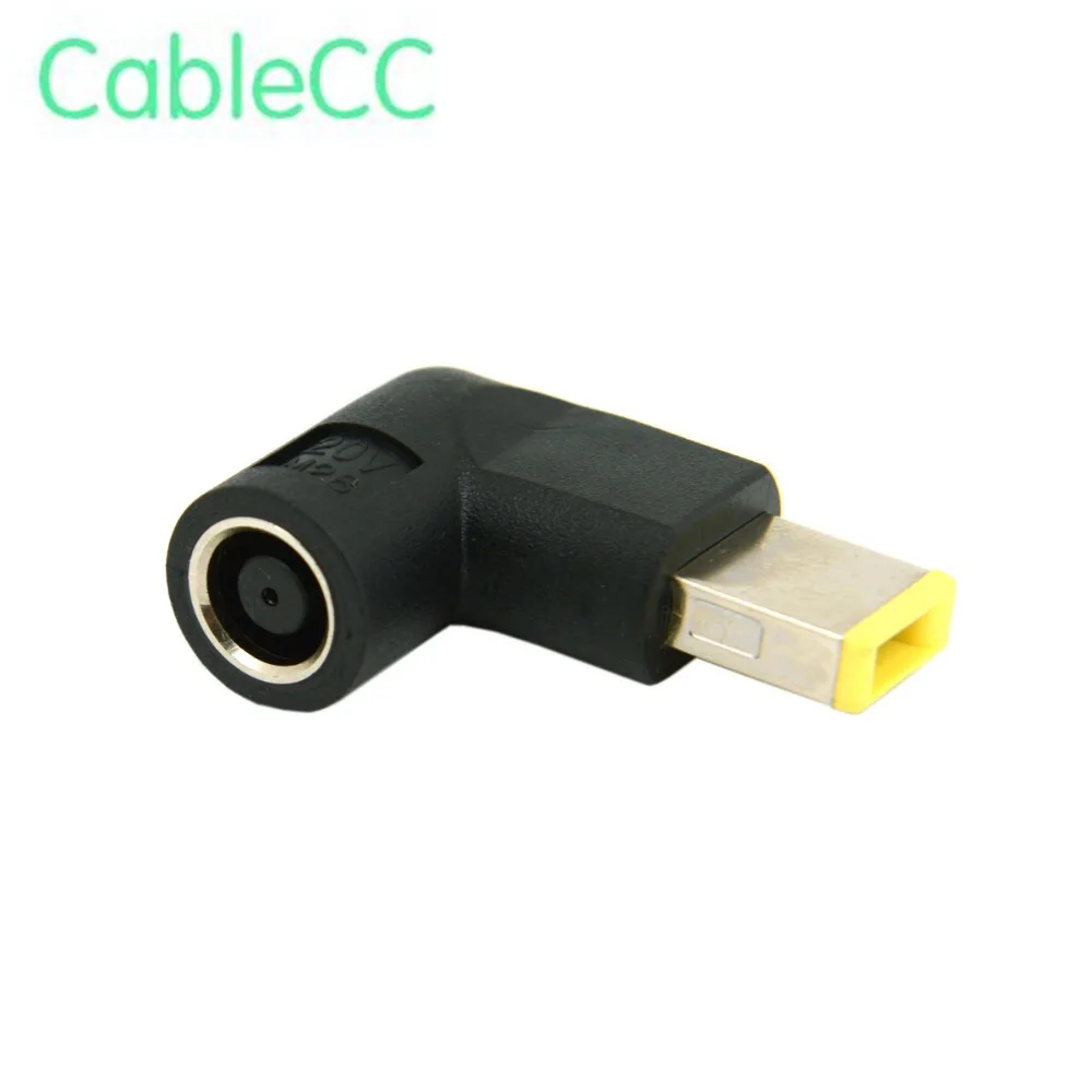 

2pcs/1pcs DC 7.9*5.4mm DC Jack to Rectangle Port Charger Power Adapter 90 Degree Angled For Lenovo ThinkPad X1 Carbon Laptop