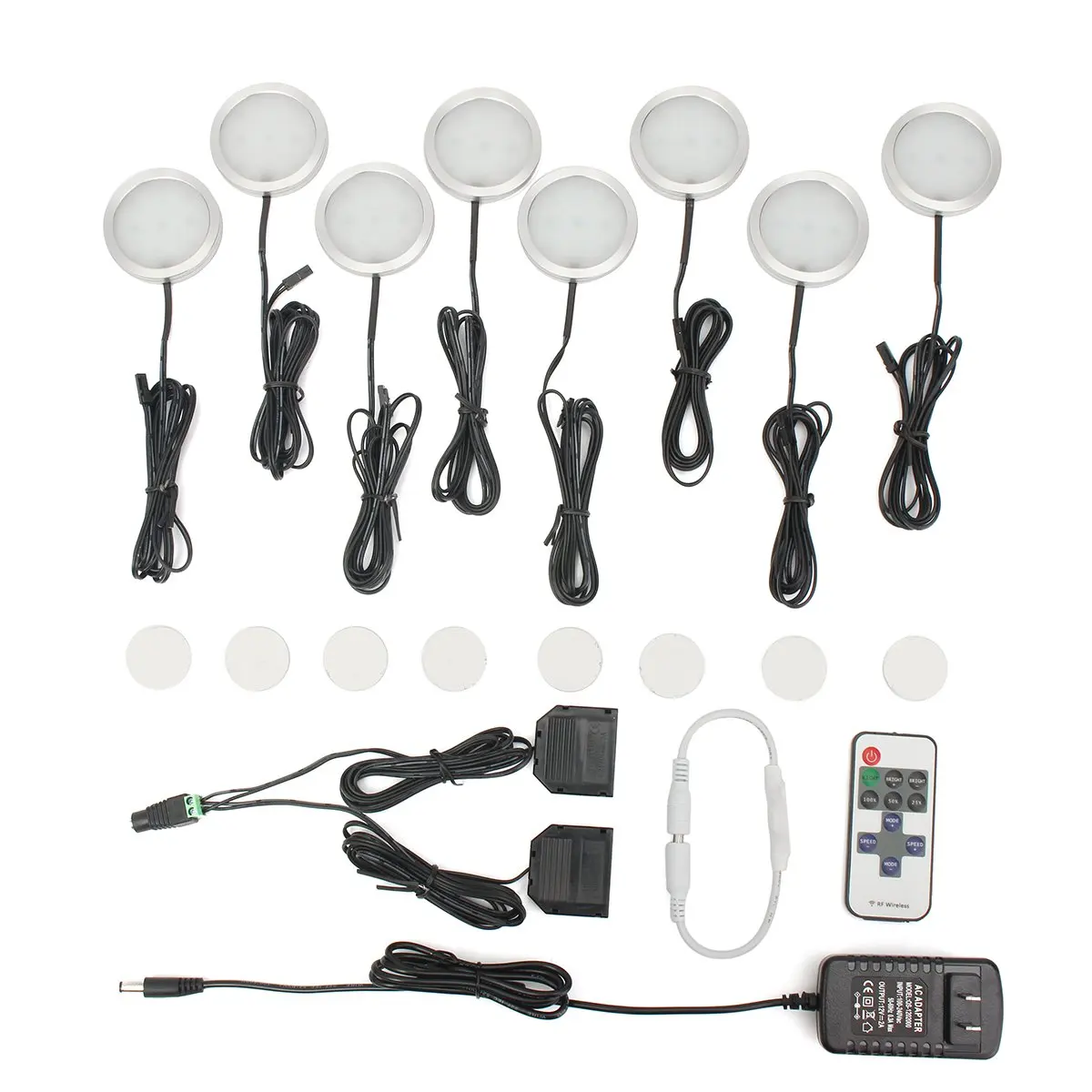 8pcs White Car Led Interior Light Dome Lights With Wireless Rf 8pcs White Car Led Interior Light Dome Lights With Wireless Rf Remote Dimmer For Vw T4 T5 Camper