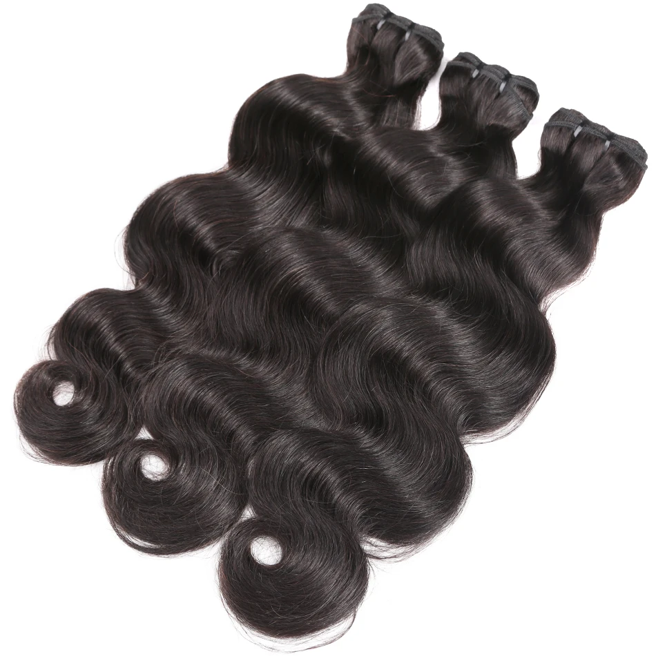 Класс 9A волосы объемная волна 10-24 дюймов Необработанные индийские девственные волосы пряди RosaBeauty натуральный цвет человеческие волосы для наращивания