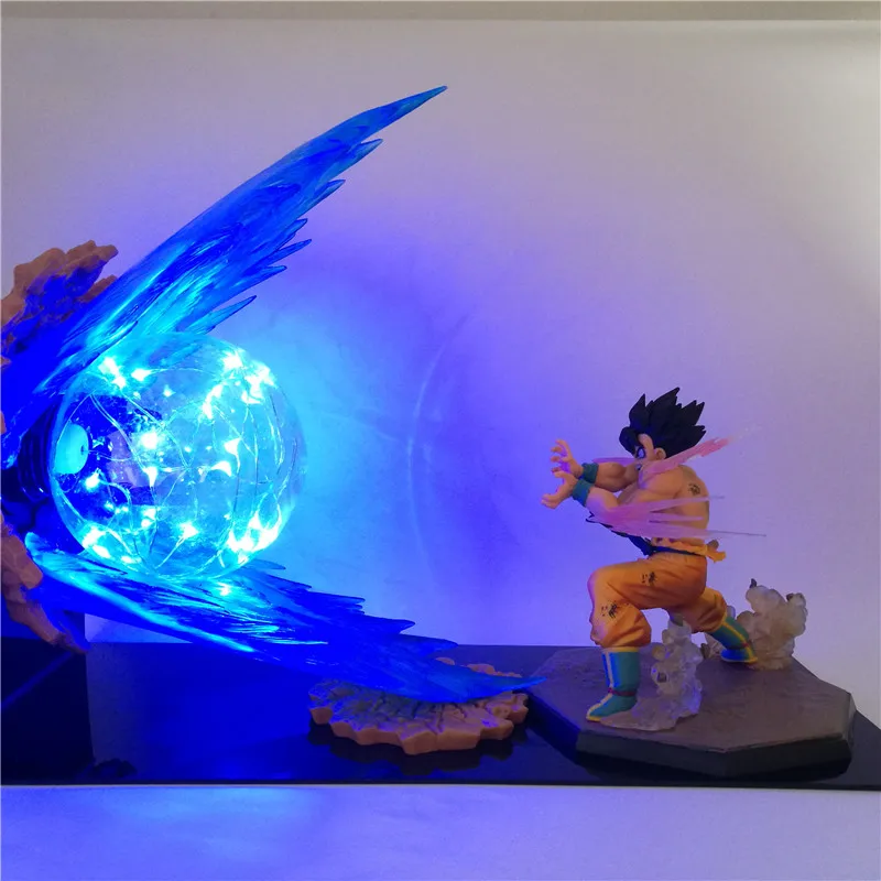 Dragon Ball Z Super Goku Vegeta Gogeta лампа с экшн-фигурками Ultra Instinct DIY аниме модель для спальни декоративный ночной Светильник подарки