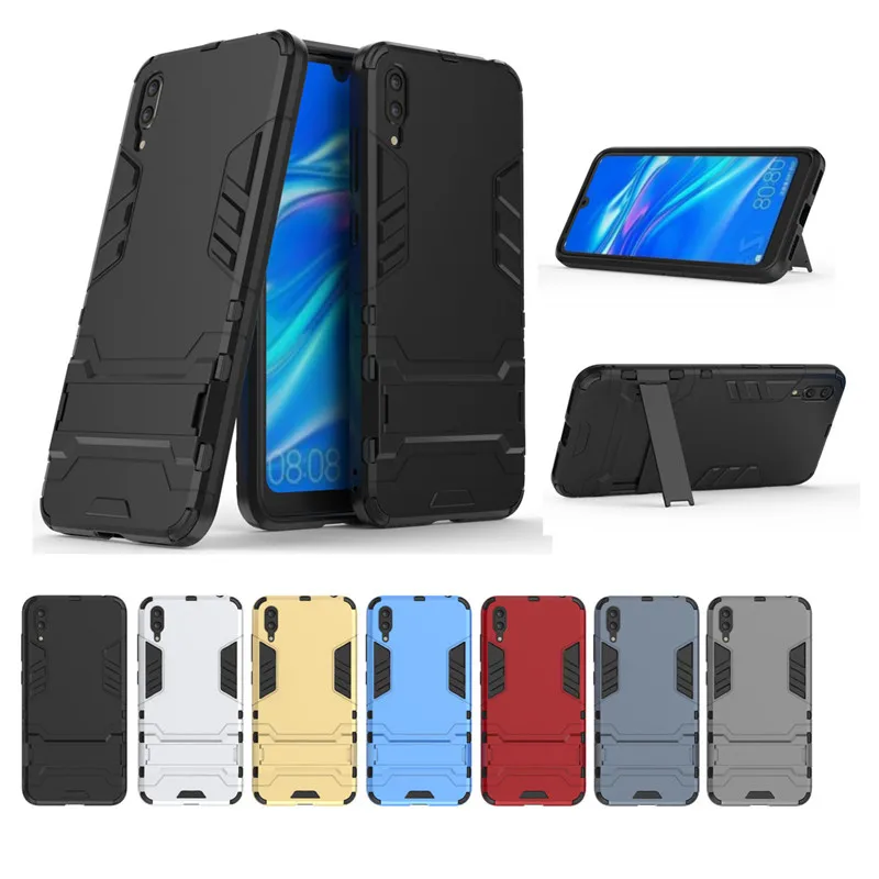 Чехол для huawei Enjoy 9 Жесткий ПК TPU силиконовый чехол Броня Гибридный противоударный