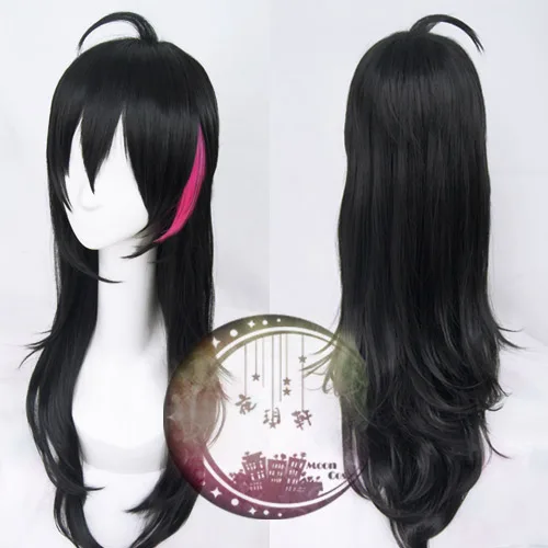 

RWBY WIKI Lie Ren Wavy Anime Cosplay Wig Need Style Heat Resistant +Cap +Track