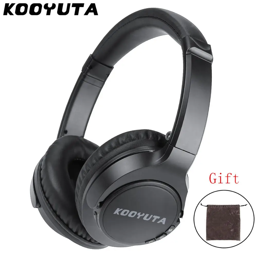 

KOOYUTA Bluetooth Headphone, Foldable Wireless headphones Portable Bluetooth Earphone with Mic support TF card and FM radio