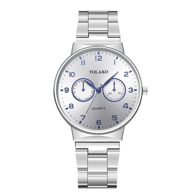 Mens Watches Top Brand Luxury Waterproof Rose Gold Quartz Watch Male Business Stainless Steel Wristwatch Relogio Masculino Y222