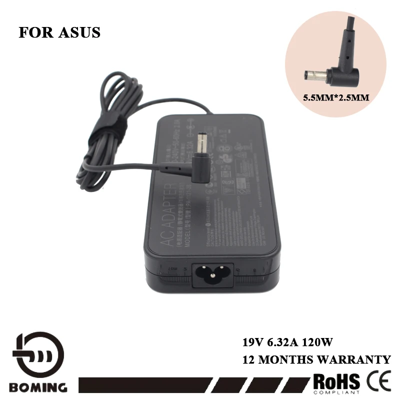 All in One Notebook Charger Laptop Ac Power Adapter For Asus 19V 6.32A