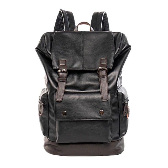 Capitán Ox Leather Mochila Casual Para Hombres Bolsa De Viaje De