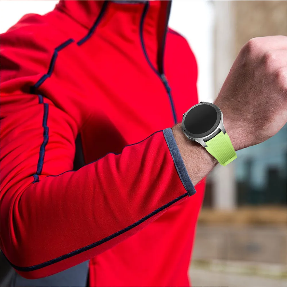 Спортивный силиконовый ремешок для Samsung Galaxy Watch 46 мм samsung 42 умных часов|Ремешки