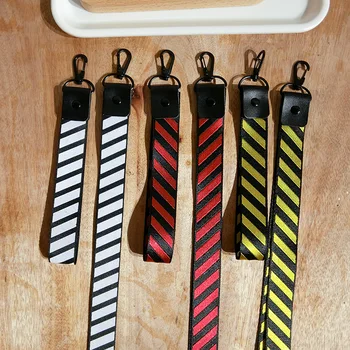 

Contrast color stripe Neck Strap Lanyards for ID Card Student Nurse Exhibition ID Name Card USB badge holder Hang Rope Lariat
