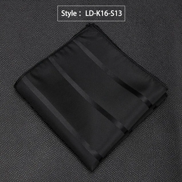LD-K16-S13 Мужской носовой платок, роскошный жаккардовый галстук для мужчин, подарки, Пейсли, карманное квадратное полотенце, Hankies, модные аксессуары для формального платья, галстук - Цвет: LD-K16-S13