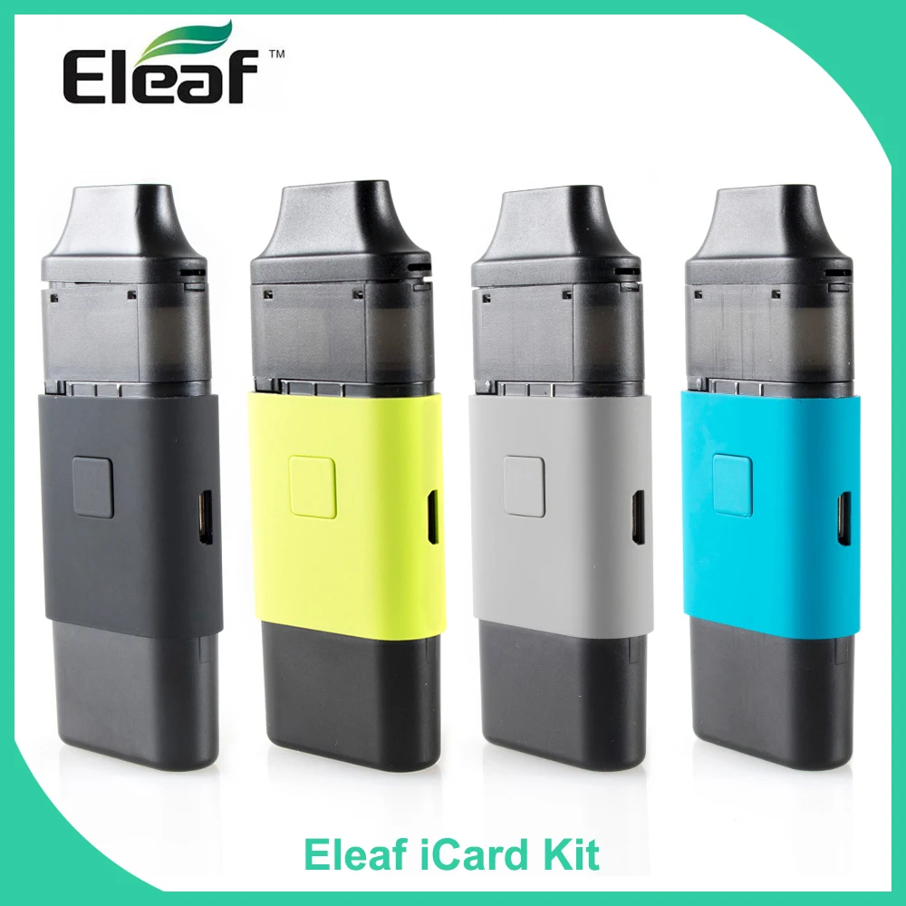 

New arrival Original Eleaf iCard kit with Built-in 650mAh battery 2ml cartridge and ID 1.2ohm coil Dual-purpose Cover ALL-IN-ONE
