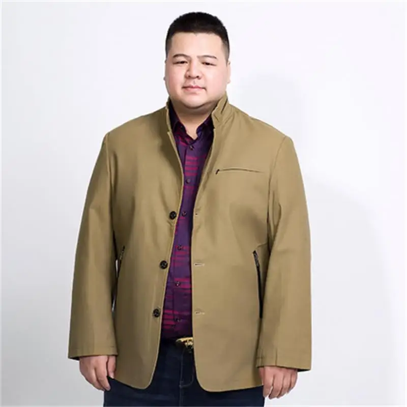 Размера плюс 8XL 7XL Новое поступление брендовая одежда осенний костюм Блейзер