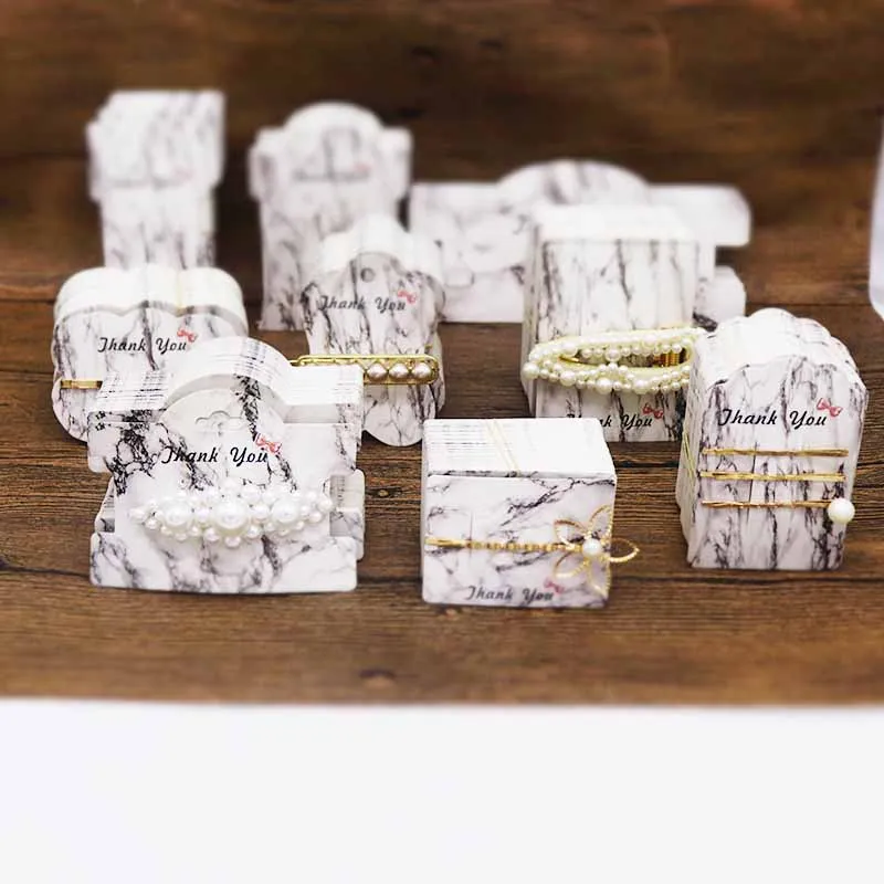 

Hotsale 2019 New Design Multiple styles Marbling Jewelry Display&Packaging Cards Necklace&Earring&HairClip cards 100pcs/lot