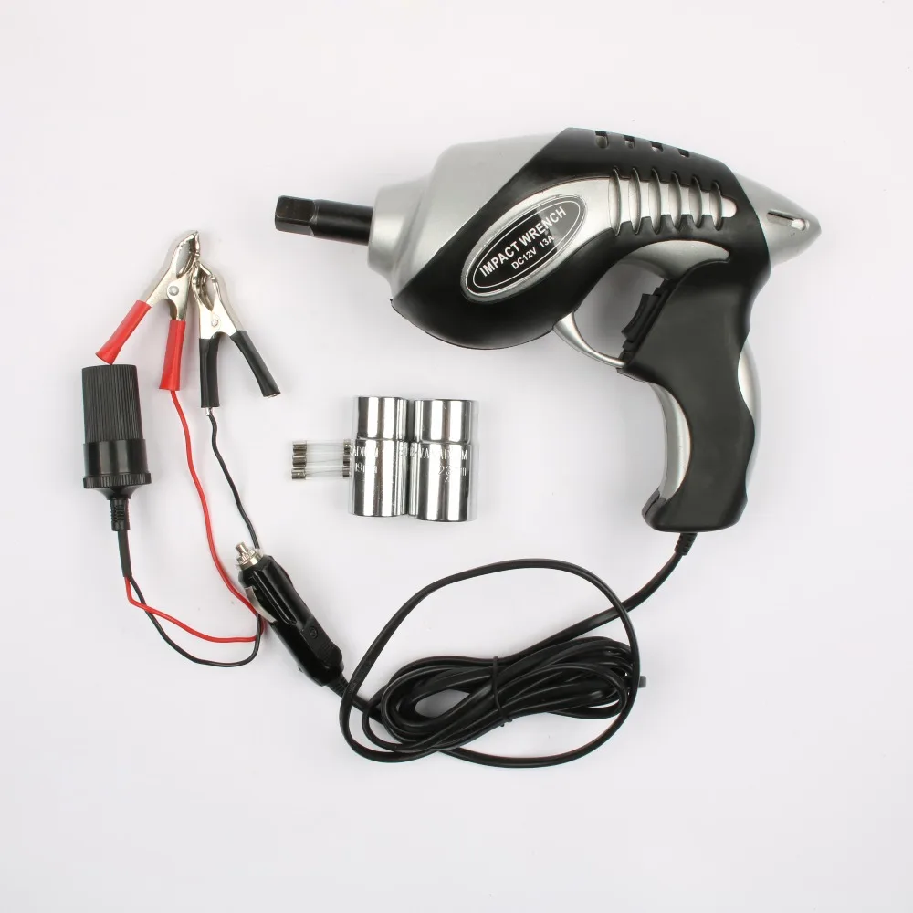 

TECHSTABLE 12v Car electric wrench impact wrench electric tools with 2PCS Sleeve 17 '19' 21 '23'