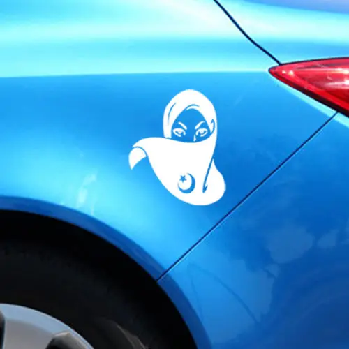 

Muslim Car Windowshield Decor Decal Car Bumper Decal Removable Car Sticker Waterproof Vinyl Mural For Car Art Decoration Y-481