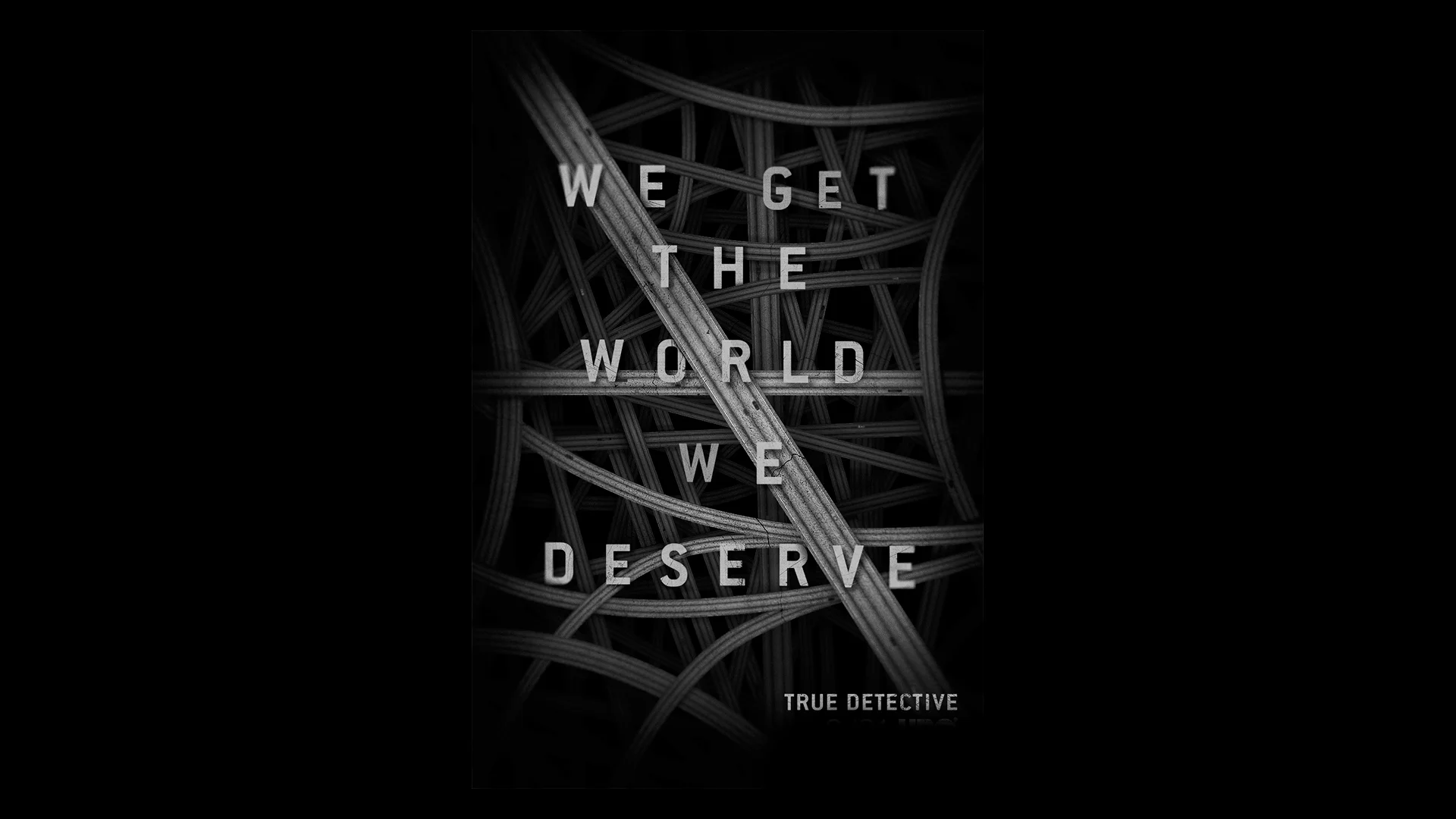 We Get World True Detective ТВ сериал рекламный постер Ретро стиль Декоративные DIY настенные