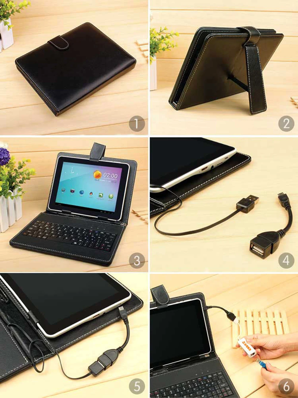Flip Stand Protective leather case For Teclast t20 m20 surface go 10.1 universal Tablet Cover for Digma CITI 1578 with Keyboard (5)